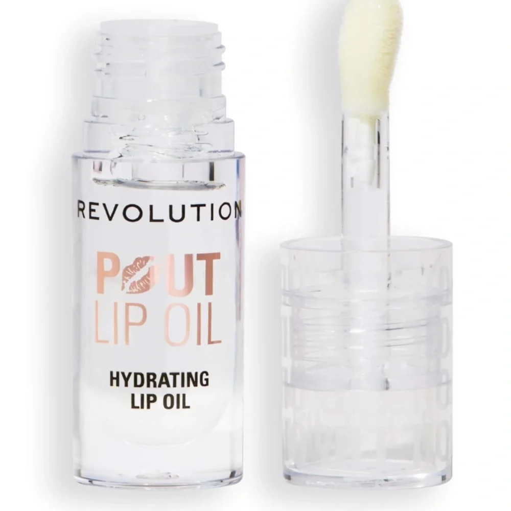 Revolution, Pout Lip Oil, Nourishing Lip Oil, High Shine, Non-Sticky Fini